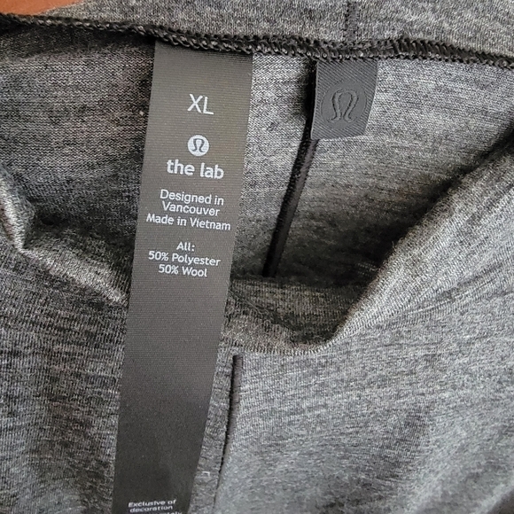 LululemonLab Vindur Dress Wool in Heathered Black size XL NWT - Picture 9 of 9